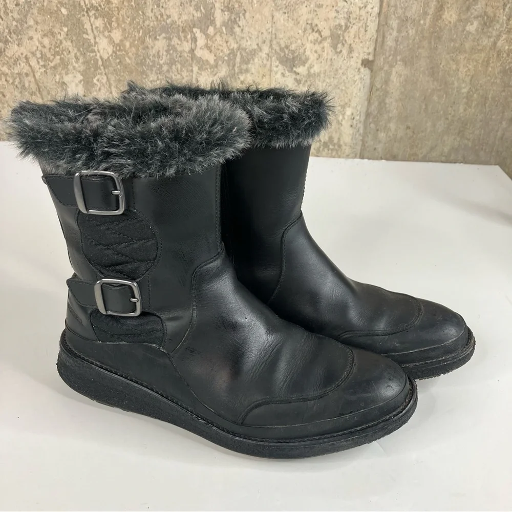 Merrell Tremblant Ezra Side‎ Zip Vibram Sole Winter Boots Size 8